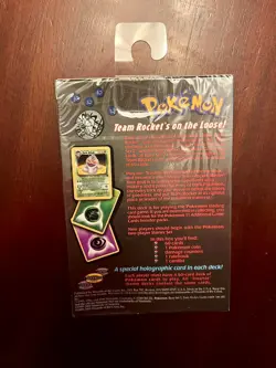 Pokemon Team Rocket Devastation & Trouble Theme Deck Factory Sealed 2000 - Image 3