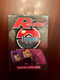 Pokemon Team Rocket Devastation & Trouble Theme Deck Factory Sealed 2000 - Image 4