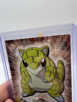 Sandshrew #27 Topps TV Animation Edition Blue Label 1st Print Pokemon LP/MP - Image 3