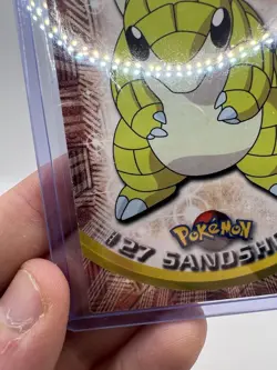 Sandshrew #27 Topps TV Animation Edition Blue Label 1st Print Pokemon LP/MP - Image 4