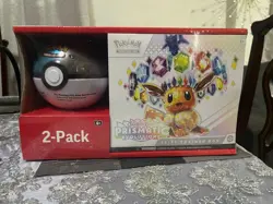 Pokemon Prismatic Evolutions Bundle - 2 Sam’s Club Exclusive ETB + Poke Ball Box - Image 1