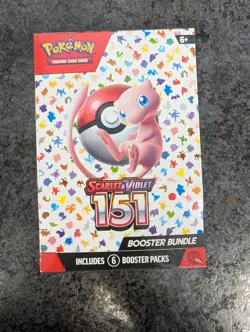 POKEMON NEW & FACTORY SEALED SCARLET & VIOLET 151 BOOSTER BUNDLE BOX-6 PACKS - Image 1