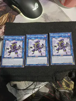 X3 Dillingerous Dragon - DANE-EN041 - Common 1st Edition Yugioh - Image 1