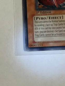 Yugioh Uria, Lord of Searing Flames SOI-EN001 Ultimate Rare 1st Ed MP - Image 4