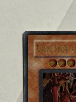 Yugioh Uria, Lord of Searing Flames SOI-EN001 Ultimate Rare 1st Ed MP - Image 5