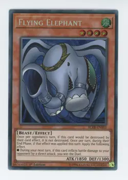 Yugioh Flying Elephant BLRR-EN003 Secret Rare 1st Edition NM - Image 1
