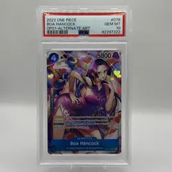 2022 One Piece Romance Dawn EN Boa Hancock OP01-078 Super Rare Alt Art PSA 10 - Image 1