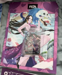 Boa Hancock OP07-038 ONE PIECE 2025 PSA Magazine & SEALED Promo Foil Card - Image 1