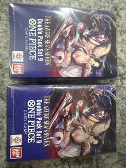 2x One Piece TCG: Double Pack Set 9 The Azure Sea's Seven - FACTORY SEALED! - Image 1