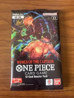 Wings of The Captain One Piece Card Game OP-06 Booster Pack English Sealed - Image 1
