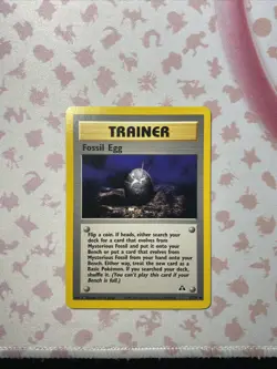 Pokemon Card TCG - Fossil Egg Trainer card - 72/75 - Neo Discovery - NM/M - Image 1