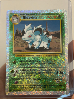 Pokemon Nidorina 55/110 Legendary Collection 2002 Reverse Holo Pokemon Card TCG - Image 2