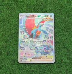 Pokemon Paradox Rift Roaring Moon EX 251/182 Special Illustration Rare Card - Image 1