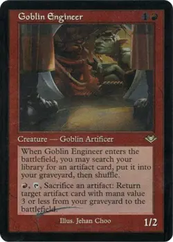 Goblin Engineer (Retro Frame) (Foil Etched) -Foil Near Mint MTG - Image 1