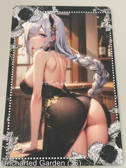 🔥 Shenhe Genshin Impact Uncharted Garden Goddess Story Anime A5 Card 36 - Image 1