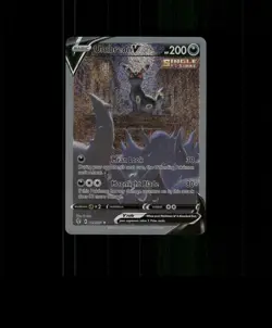 FAN-ART READ DESCRIPTION BELOW Sparkling HOLO UMBREON Card Pokemon Card p2 - Image 1