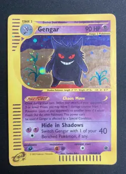 Pokemon Card- Gengar-Expedition-Holo-13/165-Rare-ENG-Very Good - Image 1