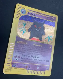Pokemon Card- Gengar-Expedition-Holo-13/165-Rare-ENG-Very Good - Image 3