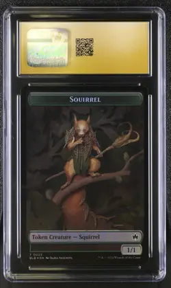 DARKSTAR AUGUR TOKEN Bloomburrow Foil CGC Pristine 10 MTG [Nostalgium] - Image 2