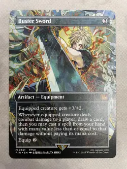 Buster Sword (Borderless) Final Fantasy Regular - Image 1