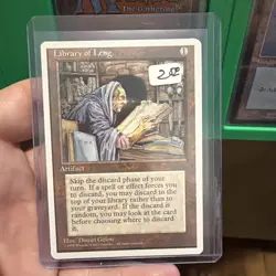 Library of Leng MTG 4th Edition Near Mint/Mint (NM/NM) - Image 1