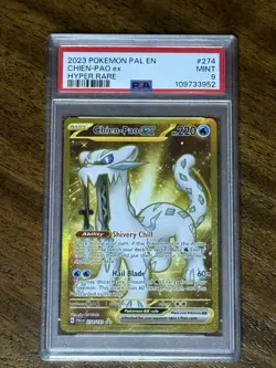 Pokemon 2023 SV Paldea Evolved Chien-Pao EX #274/193 PSA 9 - Image 1