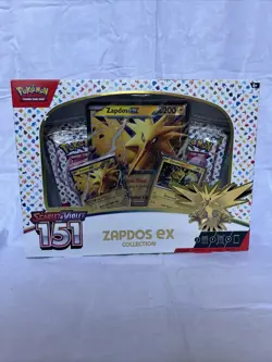 Pokemon TCG Scarlet & Violet 151 Zapdos EX Collection Box Sealed NEW - Image 1