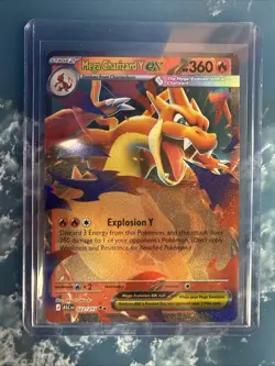 Pokemon Mega Charizard Y Ex Mega Evolutions- Ascended Heros 022/217 NM - Image 1
