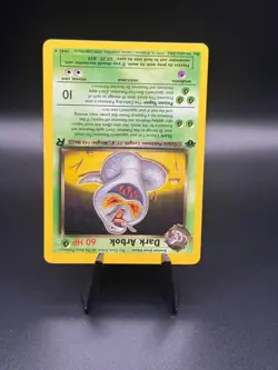 Pokemon Team Rocket Non-Holo 1st Edition Dark Arbok 19/82 LP - Image 2