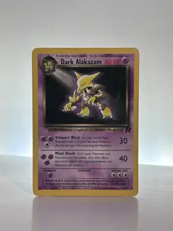 Pokemon TCG Dark Alakazam 18/82 Team Rocket Non Holo Rare English Unlimited 2000 - Image 1