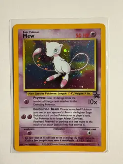 Mew 09/53 Wotc Promo Holo Pokemon Card - Image 1