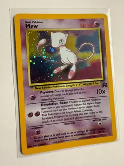 Mew 09/53 Wotc Promo Holo Pokemon Card - Image 2