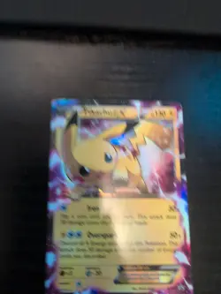 Pokemon Pikachu TCG 2015 EX XY84 Black Star Promo Holo Card LP/MP Condition - Image 3