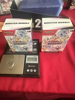 Prismatic Evolutions Booster Bundle HEAVY Lot of 2 Pokemon TCG Possible God Pack - Image 3
