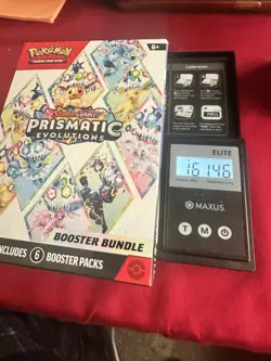 Prismatic Evolutions Booster Bundle HEAVY Lot of 2 Pokemon TCG Possible God Pack - Image 5