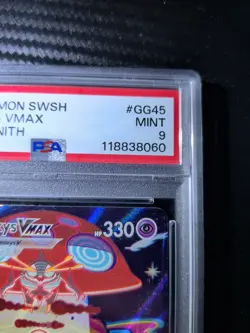 2023 Pokemon SWSH Crown Zenith Full Art #GG45 Deoxys Vmax Mint PSA 9 - Image 2