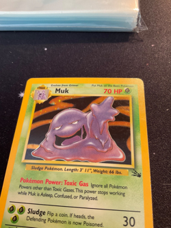 Pokemon TCG Muk - 13/62 Fossil Holo LP - Image 2