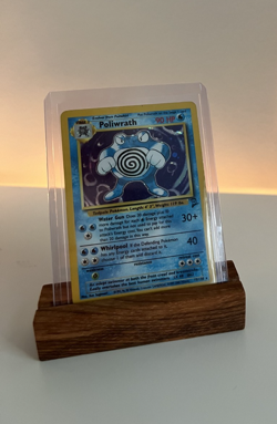 Pokemon TCG Poliwrath #15/130 Base Set 2 Unlimited Holo Rare WOTC VTG 2000 Swirl - Image 1