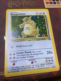 Pokemon TCG Kangaskhan Holo Rare Jungle Set 5/64 LP Unlimited - Image 3