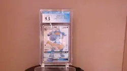 LUCARIO GX Shiny Vault Holo Hidden Fates #SV64 CGC 9.5 Pokemon Blue Label - Image 1