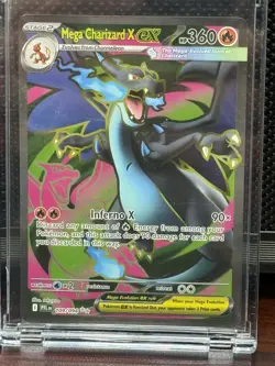 Pokemon TCG Mega Charizard X EX 109/094 Ultra Rare Phantasmal Flames English - Image 1