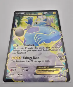 Thundurus EX 98/108 Pokemon Roaring Skies Ultra Rare Holo Full Art - Image 1