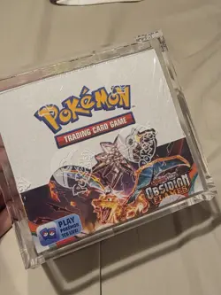 Obsidian Flames Booster Box w/acrylic Factory Sealed Pokemon TCG - Image 1