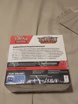 Obsidian Flames Booster Box w/acrylic Factory Sealed Pokemon TCG - Image 3