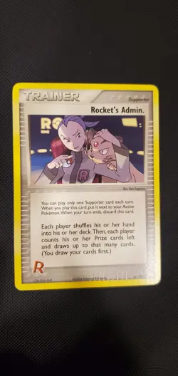 2004 Pokemon EX Team Rocket Returns Rocket’s Admin #86 VLP Pokemon TCG Nintendo - Image 1