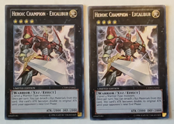 Yu-Gi-Oh Heroic Champion - Excalibur Ultra Rare CTO9-EN002 - Limited 2 card lot - Image 1