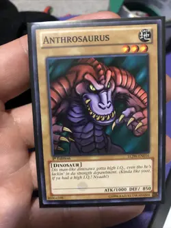 Anthrosaurus - LCJW-EN016 - Common - 1st Edition - NM - YuGiOh! - Image 1