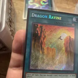Dragon Ravine LCKC-EN072 Unlimited Secret Rare Near Mint +Bonus FREE SHIPPING! - Image 2