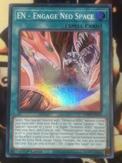 Yugioh: EN - Engage Neo Space - POTE-EN051 - Super Rare - 1st Edition NM - Image 1