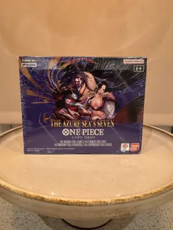 One Piece TCG OP-14 The Azure Sea’s Seven Booster Box English BRAND NEW SEALED - Image 1